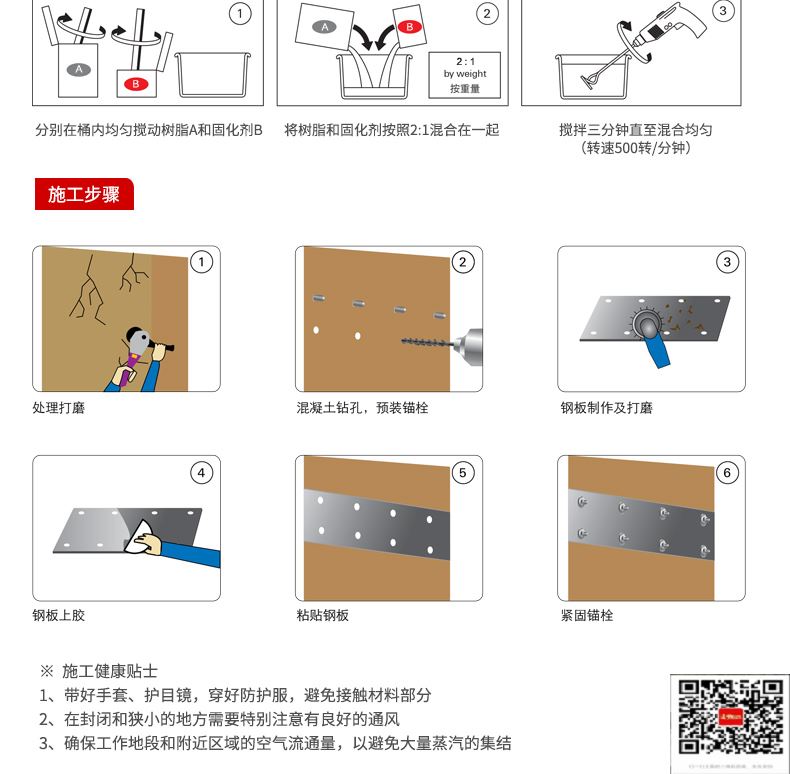 包钢比如粘钢加固施工过程